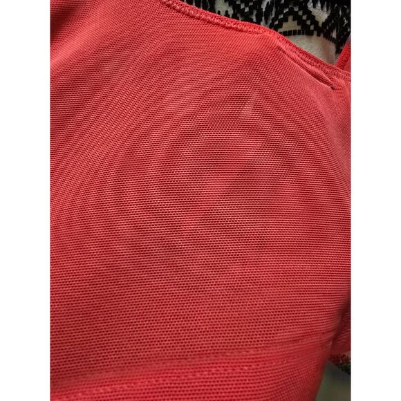 NWT Yitty Mesh Me Smoothing Midi Bralette hot pink mesh shapeware size large - Picture 10 of 10